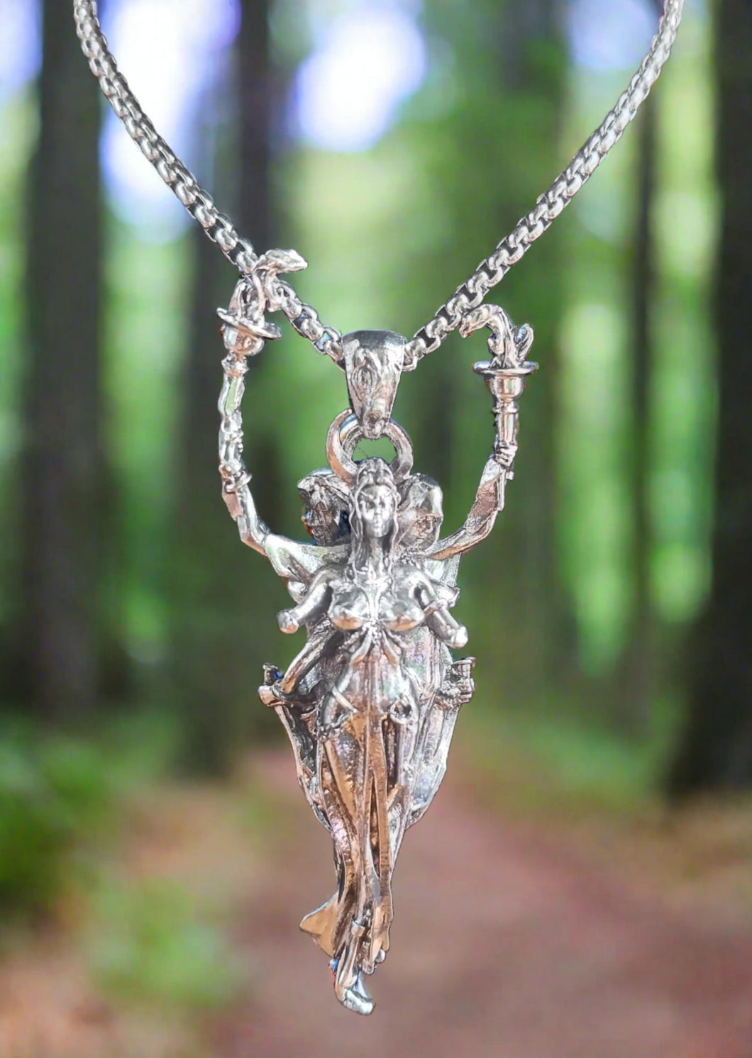 Goddess Hecate Pendant Necklace
