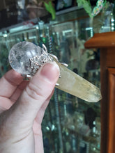 Load image into Gallery viewer, Citrine and Clear Quartz Wands
