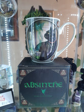 Load image into Gallery viewer, Absinthe Black Cat Witches Mug
