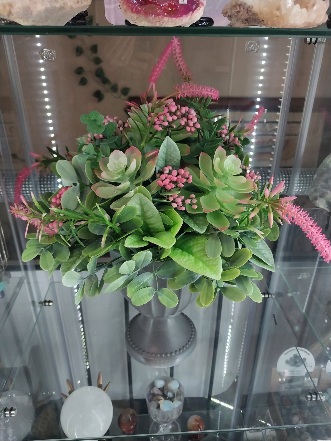 34cm Succulent Plant In Vase