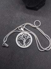Load image into Gallery viewer, Stainless Steel Woman Tree Of Life Necklace
