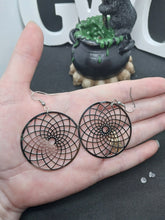 Load image into Gallery viewer, Stainless Steel Flower Of Life Earrings
