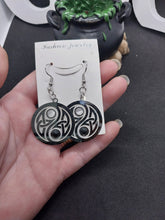 Load image into Gallery viewer, Stainless Steel Yin Yang Celtic Knot Earrings
