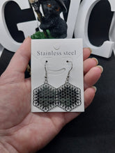 Load image into Gallery viewer, Stainless Steel Flower of Life Earrings
