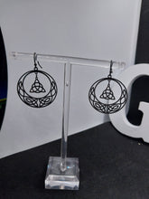 Load image into Gallery viewer, Stainless Steel Celtic Triquetra Earrings
