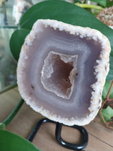 Load image into Gallery viewer, Agate Geode on Stand 1
