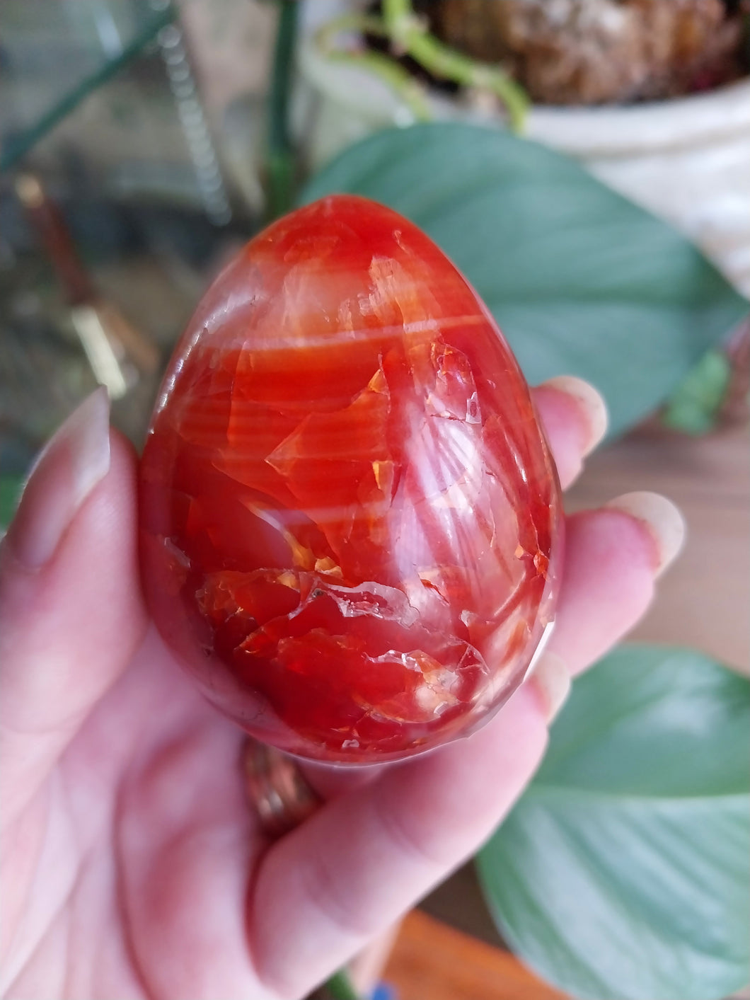 Carnelian Crystal Egg 1