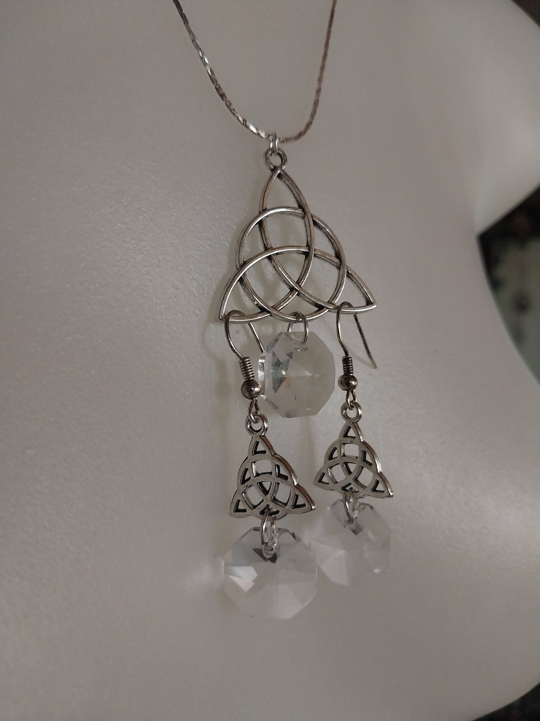 Triquetra Earring and Necklace Sets