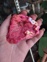 Load image into Gallery viewer, Pink Rainbow Titanium Geode 4
