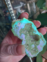 Load image into Gallery viewer, Green Titanium Agate Geode 7
