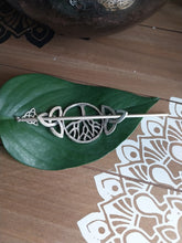 Load image into Gallery viewer, Triquetra Tree of Life Hair Pin
