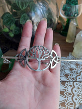 Load image into Gallery viewer, Triquetra Tree of Life Hair Pin
