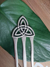 Load image into Gallery viewer, Triquetra Hair Comb Pins
