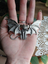 Load image into Gallery viewer, Gothic Cat Bat Hair Clip
