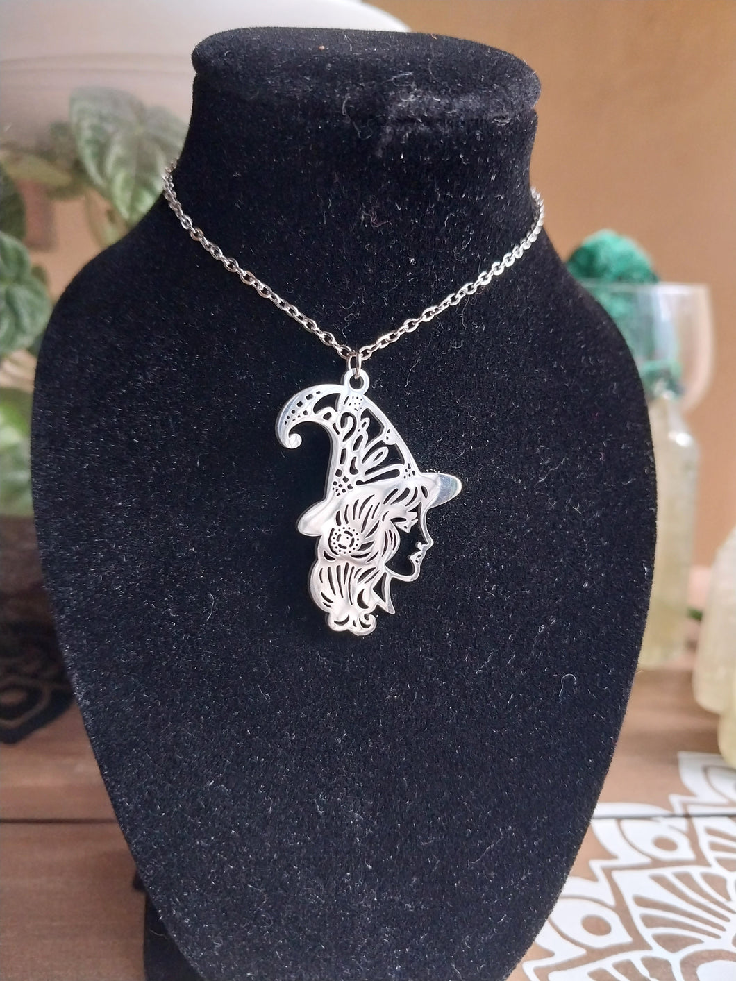 Beautiful Witch Necklace Pendant