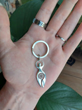 Load image into Gallery viewer, Spiral Goddess Key Chain/Ring

