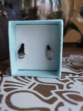 Load image into Gallery viewer, Stainless Steel Cute Cat Stud Earrings

