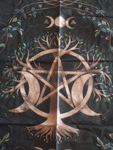 Load image into Gallery viewer, Tree of Life Altar/Tarot Cloth
