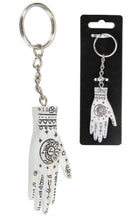Load image into Gallery viewer, Palmistry Hand Key Ring
