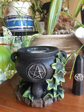 Load image into Gallery viewer, 10cm Witches Cauldron Tea Light Holder
