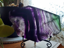 Load image into Gallery viewer, 740g Coffin Shaped Rainbow Fluorite
