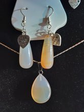 Load image into Gallery viewer, Silver Plated Crystal Necklace And Earring Sets
