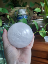 Load image into Gallery viewer, 970g White Calcite Sphere
