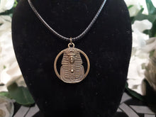 Load image into Gallery viewer, Two Sided Pharaoh Medallion Necklace
