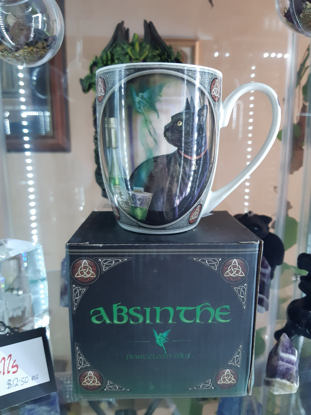 Absinthe Black Cat Witches Mug