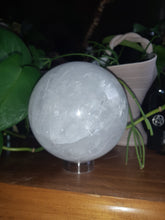 Load image into Gallery viewer, 1.466kg EXTRA LARGE WHITE CALCITE SPHERE
