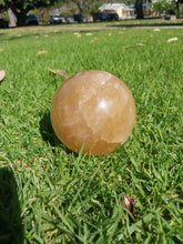 Load image into Gallery viewer, Golden Calcite Sphere 1.120kg
